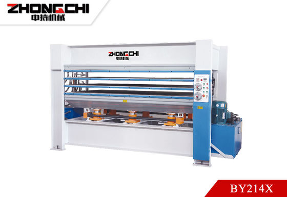 BY214X8 Máy ép gỗ chéo Máy ép nóng điều khiển tự động cho gỗ chéo 120T