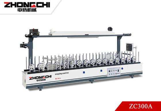 ZC300A máy bọc hồ sơ gỗ 5.5Kw đường bọc hồ sơ