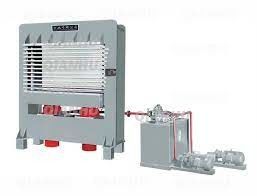 Máy ép gỗ dán đáng tin cậy Độ áp 0-100MPa Máy ép nóng thủy lực cho gỗ dán